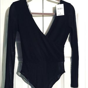 NWT Black Bodysuit